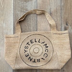 Stella McCartney Beige Crochet Tote